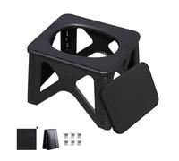 Générique Portable Toilet Seat, Folding Camping Stool, Adult Potty Chair, Lightweight Outdoor Gear Bench, Compact Travel Accessory for Road Trip, Hiking, Beach, Car, Tent Use, Black/Green