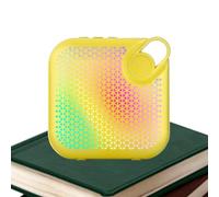 Générique Portable Wireless Speaker, Compact Desktop Audio with RGB Lights, Improved Acoustic Delivery, Dynamic Light Effects, Speaker for Travel, Beach, Shower, Party, Camping, 3.94 inches