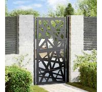 Générique Portail de Jardin Noir 105x180 cm Acier Conception de lumière,Quincaillerie,Clôtures & barrières,Portillons,Noir,25 KG,4100952