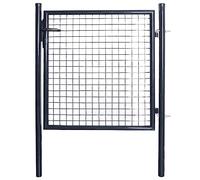 Générique Portail en Maille de Jardin Acier galvanisé 85,5x100 cm Gris,Quincaillerie,Clôtures & barrières,Portillons,Gris,13 KG,143369
