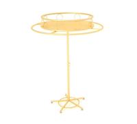 Générique Portant À Vêtements Rotatif À 360 ° Avec Surmatelas, Porte-vêtements Rond Au Sol, Capacité De Charge De 200 Kg For Magasin De Vêtements De Chambre À Coucher(Gold,140x80cm)