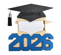 Générique Porte-argent de fin d'études | Centre de table en bois en forme de chapeau pour la promotion 2026,Boîte à argent diplôme | pour votre fils, votre fille, lycéen ou étudiant universitaire