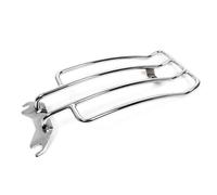 Générique Porte-Bagages arrière Cadre De Support De Porte-Bagages Solo pour Moto, pour Harley Heritage Softail Classic & Softail Deluxe 2000 - 2017(Chrome)
