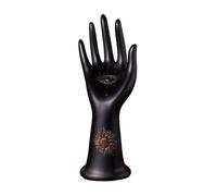 Générique Porte bagues main Prophétie Œil de protection, Hauteur 20 cm, Diamètre 7 cm, Fabrication soignée
