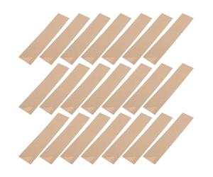 Générique Porte-baguettes Étanches en Papier Kraft Marron, Pochette Portable pour Couverts Personnels, pour Barbecue et Voyage, Lot de 200 Pièces