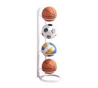 Générique Porte Ballon Basket - 2/3/4/5 Niveaux Organiseur De Basket-Ball, Porte Ballon Basket Amovible, Support Ballon Foot, Support Ballon Vertical en Métal, Support De Rangement pour Ballon