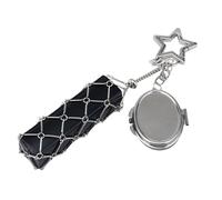 Générique Porte-Bâton De Baume À Lèvres,Charme De Sac En Métal Avec Miroir | Porte-Rouge À Lèvres Portable Pour Sac À Main - Pour Femmes Et Adolescentes À Main Et Tote Voyage Camping Fête Vacances