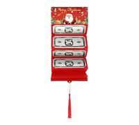 Générique Porte-Billets De Noël,Enveloppe avec 10 Compartiments pour Cartes Et Chèques Festifs,Enveloppe Porte-Argent Noël - pour Famille Amis Hommes Femmes Garçons Filles Adolescents Père