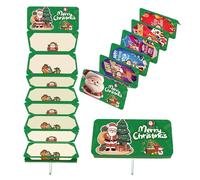 Générique Porte-Billets de Noël | Fournitures De Fête | Christmas Santa Cash Envelopes with 10 Slots,Wife Husband Son Daughter Family Friends