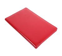 Générique Porte Bloc Magnétique Rouge Résistant la Déformation en Pu pour Organiser Menus et Tickets Format A5 Pratique pour Restaurant et Hôtel