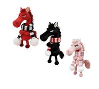 Générique Porte-Bonheur Année du Cheval - Cadeau de Nouvel an, Cheval Gardien 2026, Symbole de Courage, d'équilibre et d'avenir, à accrocher à Un Sac à Dos, Un Sac à Main ou Un Sac. (01#+02#+03#)