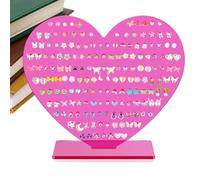 Générique Porte-Boucles Cœur - Support acrylique pour bijoux d'oreilles,Organisateur de Pendants,Pour Femmes, Filles, Dames, Mères, Épouses, Chambre, Coiffeuse, Maison, Boutique, Salon