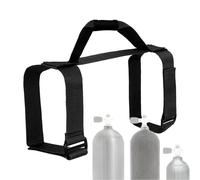 Générique Porte-Bouteille de plongée - 14.17 inches Nylon Noir | Transporteur de Réservoir Antidérapant - Poignée Intégrée pour Sports sous-Marins Apnée Photographie et Voyageurs Aventuriers