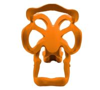 Générique Porte-Bouteilles Rangement Design Pieuvre pour Bouteilles De Vin | Sculpture Décorative Bureau, Organisateur de Stockage Présentoir, Figurine de Collection pour Cuisine et Bar Orange