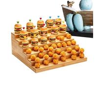 Générique Porte-Brochettes Présentoir Alimentaire | Présentoir De Service Pour Fromage À Six Niveaux - À Brochettes Alimentaires,Pour Apéritifs Légumes Fromage Viande Cocktail Fête Traiteur Barbecue