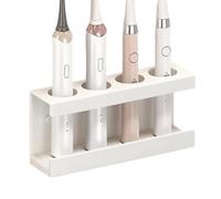 Générique Porte-Brosse à Dents Électrique - Support 4 Fentes Sans Perçage Avec Base En Diatomite - Organisateur de Brosse à Dents Électrique pour Salle de Bain,Pour Dentifrice Maison Bureau