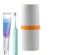 Générique Porte-Brosse à Dents, étui de Brosse à Dents,Conteneur de Brosse de Dentifrice Portable - Étui de Brosse à Dents de Rangement à Compartiment Multifonction des fuites