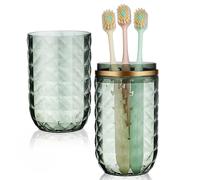 Générique Porte-Brosse à Dents Nettoyage Facile en Pet de Voyage Réutilisable et Design Unique, Contenant Pratique pour Salle de Bain ou Déplacement