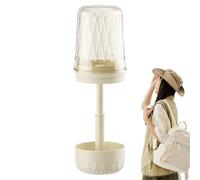 Générique Porte-Brosse À Dents Portable, Housse Étanche Compacte pour Accessoires de Toilette, Étui Léger Multifonction Organisateur de Sal de Bain Hôtel Vacances Déplacements
