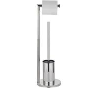 Générique Porte-Brosse De Toilette sur Pied, Porte-Papier Toilette en Acier Inoxydable, Accessoires De Salle De Bain Modernes Et Simples, Conception Dinstallation Cachée (Mirror)