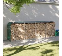 Générique Porte-bûches Vert 300x45x100 cm Acier galvanisé,Maison & Jardin,Accessoires pour cheminées & poêles à Bois,Sacs & paniers à bûches,Vert,15.32 KG,364546