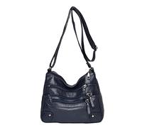 Générique Porte-cartes Portefeuille Cuir femmes sac à bandoulière classique multicouche sac à main et sac à main de Lunch Isotherme Pour Hommes Très Résistant (Blue, One Size)