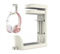 Générique Porte-Casque sous Bureau | Support Organisateur pour Casque Rotatif À 360°,Organisateur d'Écouteurs de Jeu | pour Bureau Streaming Ordinateur Chambre Travail Dortoir Appartement