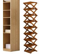 Générique Porte-Chaussures en Bois,Étagère Multi-Niveaux pour Chaussures - Organisateur de Chaussures Vertical | pour Chambre Couloir Garage Entrée Salle de Bain Séjour Appartement Dortoir