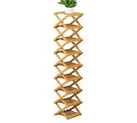 Générique Porte-Chaussures en Bois,Étagère Multi-Niveaux pour Chaussures - Organisateur Pliable pour Chaussures | pour Chambre Placard Entrée Garage Buanderie Salle de Bain Séjour Appartement Dortoir