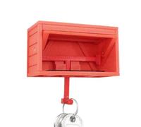 Générique Porte e Garage Voiture 3D avec Porte Ouvrable, Porte Clef Mural, Support Accroche Clef Drole Decoration Murale pour Entrée (sans Voiture)