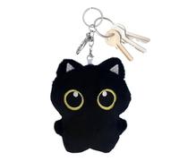 Générique Porte-Clefs Peluche Chat - Charme Portable Pour Sac À Chat - Jouet en Peluche Accessoire pour Clés - Idéal Garçon Fille Sac à Main Sac Voyage Bagage Clé de Voiture Maison - Cadeau Mignon