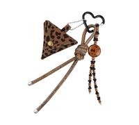 Générique Porte-clés à breloques en corde tressée, accessoires de décoratifs à la mode pour à main, décors de à, porte-clés esthétique, cadeaux