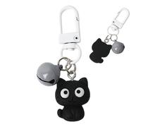 Générique Porte-clés chat pour femme - figurine fabriquée en émail, de, décoration de sac à main, organiseur ďe clés, petit souvenir à suspendre, complément à clip portable, finition artistique | P