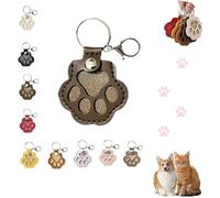 Générique Porte-clés collecteur de Poils de Chien Boîte de Rangement commémorative créative pour Animaux de Compagnie Joli Porte-clés commémoratif en Forme de Patte d'animal de Compagnie (C, 1 pc)