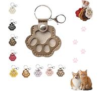 Générique Porte-clés collecteur de Poils de Chien Boîte de Rangement commémorative créative pour Animaux de Compagnie Joli Porte-clés commémoratif en Forme de Patte d'animal de Compagnie (D, 1 pc)