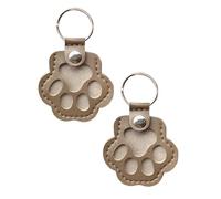 Générique Porte-clés collecteur de Poils de Chien Boîte de Rangement commémorative créative pour Animaux de Compagnie Joli Porte-clés commémoratif en Forme de Patte d'animal de Compagnie (D, 2 pcs)