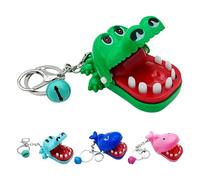 Générique Porte-clés Crocodile Mignon - Jouet Animal Mordant Doigts | Porte-clés Drôle Nouveauté | Figurine Collection Enfant Décoration Maison École Cadeau Amusant Accessoire Ludique