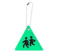 Générique Porte-clés de d ' école Triangle trottoirs Porte-clés réflecteur de sécurité Pendentif pour Fauteuil Roulant, vélos, Course à Pied réflecteur de Nuit pour à pour