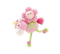 Générique Porte-clés de décoration de véhicule de poupée de Cheval en, B | Porte-clés décoratif en peluche douce, poupée cheval, à accrocher sur des sacs à, porte-clés, décoration de