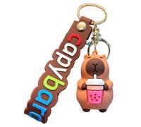 Générique Porte-clés de Voiture Figurine Capybara,Porte-clés Jouets Capybara | Porte-clés drôle de - 6,6 cm/2,4 Pouces, Pendentif pour Sac à Dos, Sac à Main, pour garçons et Filles