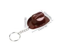 Générique Porte-clés en Forme de Chapeau de Cowboy | Anneau de Clés Rétro,Ouvre-Bouteille de Poche,pour Sac Fourre-Tout Sac à Dos Clés de Voiture Fête Anniversaire Amateur de Bière Hommes Femmes
