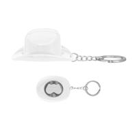 Générique Porte-clés en Forme de Chapeau de Cowboy, Anneau de Clés Rétro, Ouvre-Bouteille de Poche, pour Clés de Voiture Sac à Main Fête d'Anniversaire Bar Hommes Amateurs de Bière