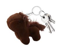 Générique Porte-clés en Peluche Cheval - Charme Animal en Peluche Doux, Mini Accessoire Pendentif Mignon, Clip Décoratif Léger | Porte-clés Cheval, À Dos, Fourre-Tout, À Main, Clés, Cadeau