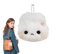 Générique Porte-clés en Peluche Lapin - Design grinçant en Peluche, Construction en Tissu Doux, Accessoire de décoratif, Ornement léger à Suspendre | à Dos décoration Porte-clés pour à Main à ma