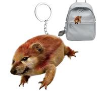 Générique Porte-clés en Peluche | Peluche Sonore Adorable Porte-Sac | Peluches Animaux pour Sac,pour Rétroviseur Téléphone Bagage Voyage École