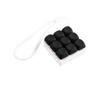 Générique Porte-clés Jouet à 9 Touches avec Clavier en, Black | Simulateurs de commutateurs de clavier, 9 boutons, testeur de commutateurs mécaniques pour soulager le stress,
