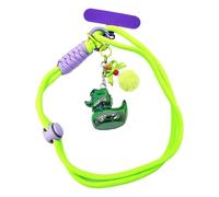 Générique Porte-clés léger pour sac - Pendentif mignon avec sangle de téléphone, clip amovible, design en silicone | Filles adolescentes amis voyage quotidien sac à dos en plein air à mai