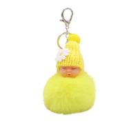 Générique Porte-clés Mignon De en Peluche - Charme Pendentif D’Anime Endormi, Figurine De Jouet Moelleux, Accessoire D’Animal en Peluche | Système De Charme Décoratif, Accessoire De Porte-clés pour