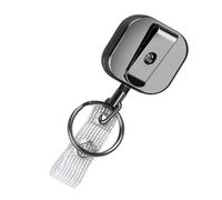 Générique Porte-clés Mousqueton Extensible Portable Polyvalent avec câble en Acier pour Cartes-clés accès Rapide Fixation sécurisée Porte-clés Polyvalent