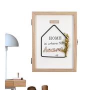 Générique Porte-Clés Mural Maison | Coffret en Bois 6 Crochets Organisateur | Porte-Clés Organisateur,pour Intérieur Entrée Cuisine Garage Salon Anniversaires et Fêtes